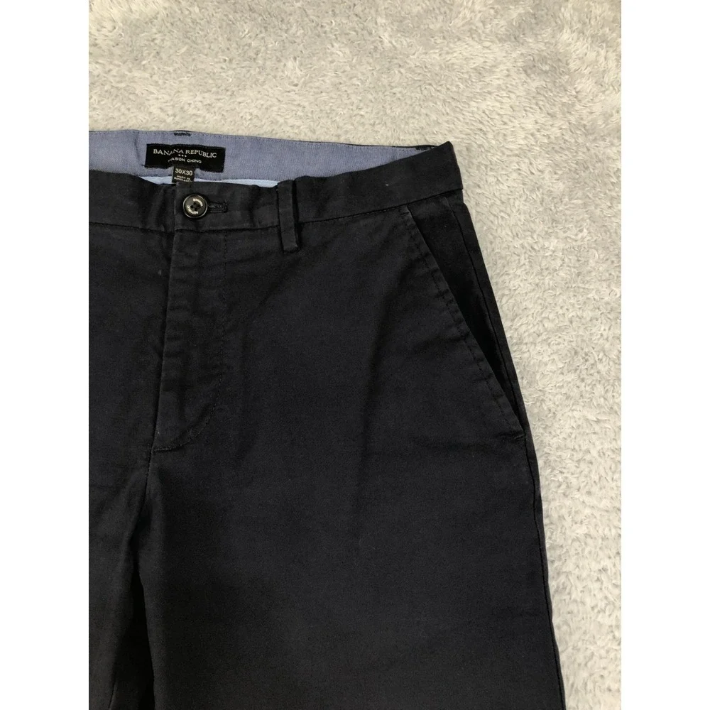 Banana Republic Pants Mens 32x30 (Tag 30x30) Navy Blue Mason Chino